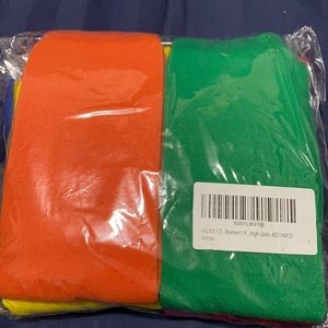 Pack of 5 Socks in primary colors, adult size